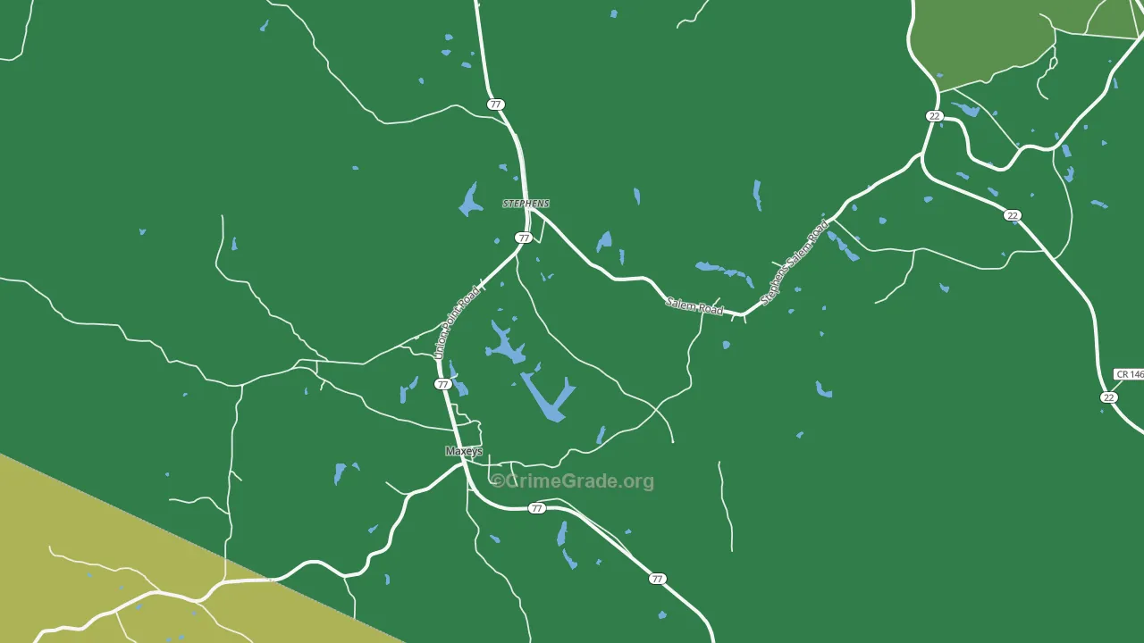 30667, GA Map of Theft Rates