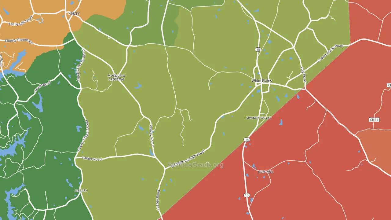 30678, GA Map of Theft Rates