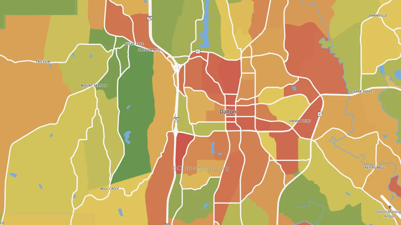 30720, GA Map of Theft Rates