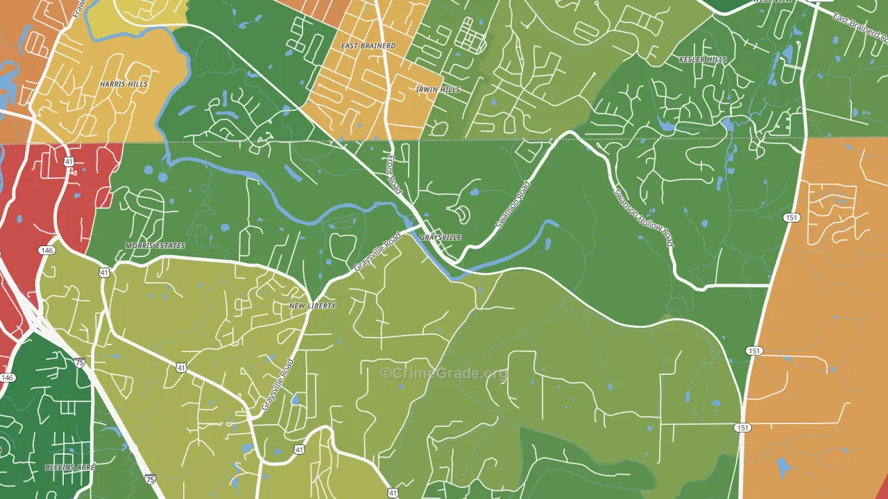 30726, GA Map of Theft Rates