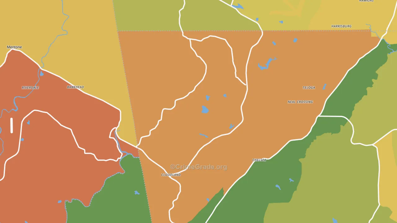30731, GA Map of Theft Rates