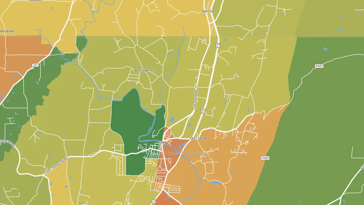 30753, GA Map of Theft Rates