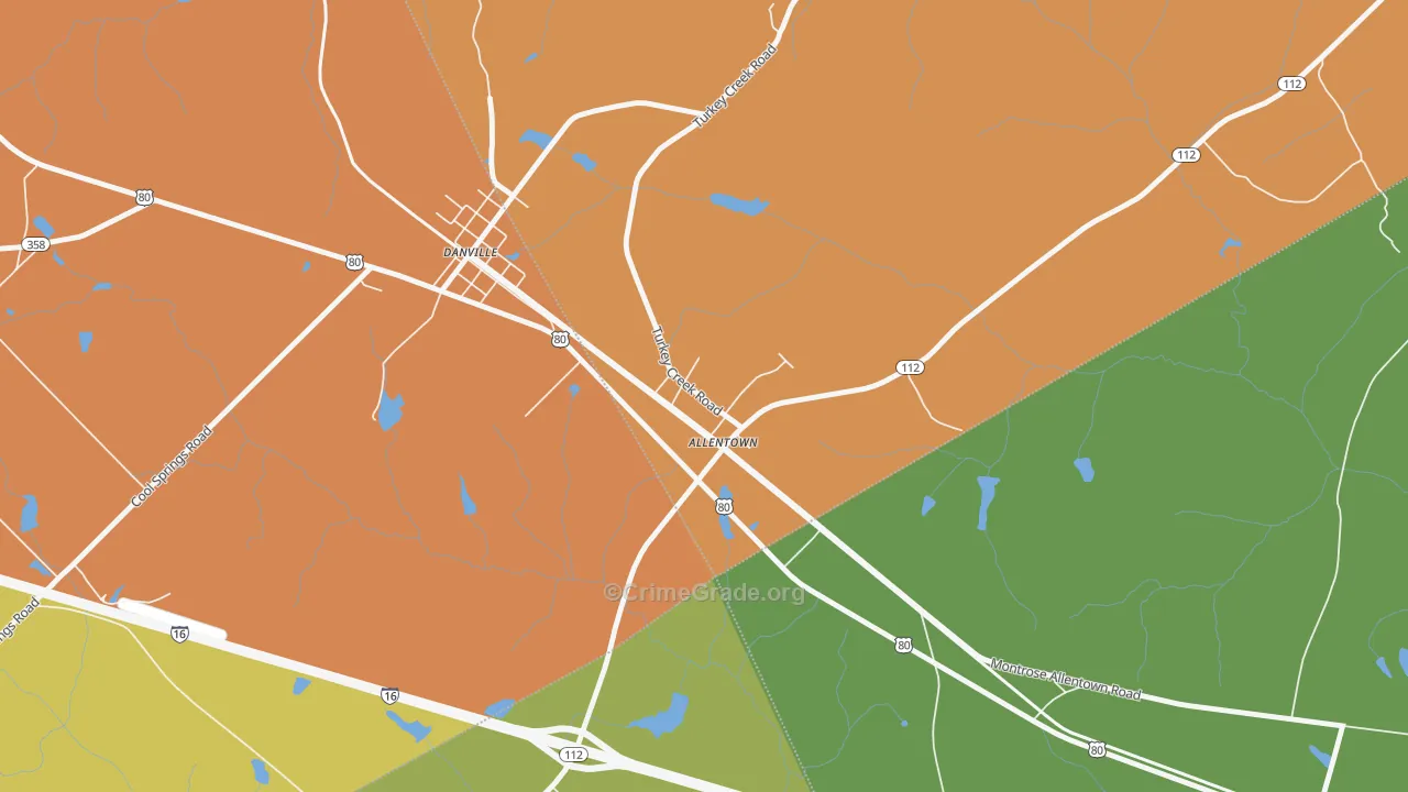 31003, GA Map of Theft Rates