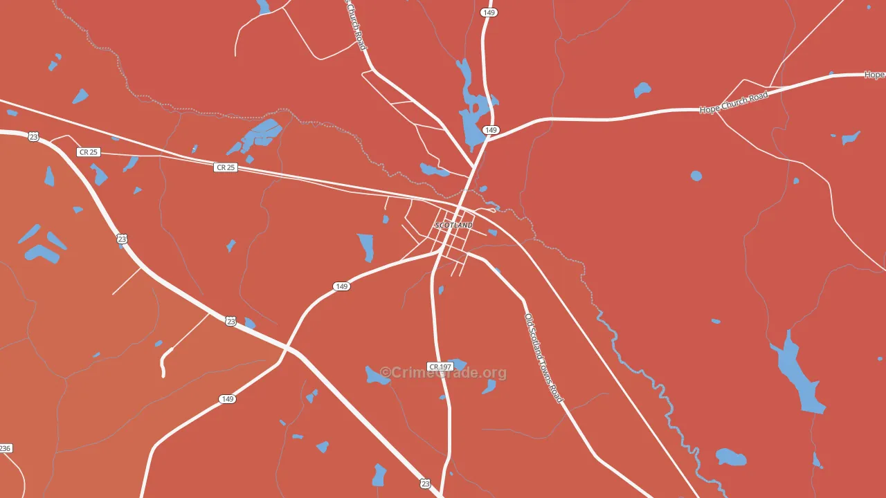 31083, GA Map of Theft Rates