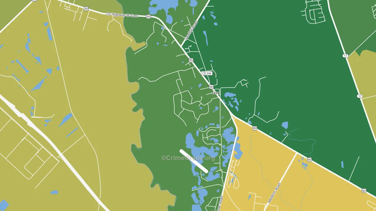 31307, GA Map of Theft Rates