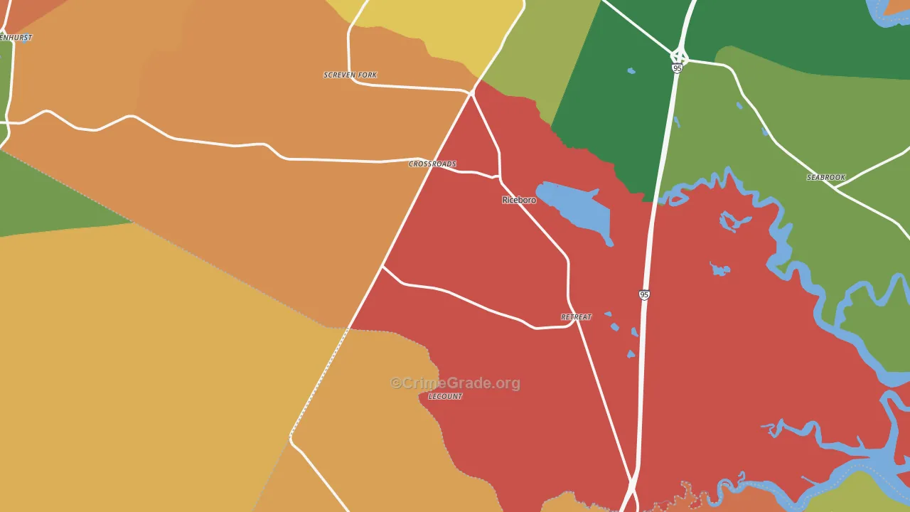 31323, GA Map of Theft Rates