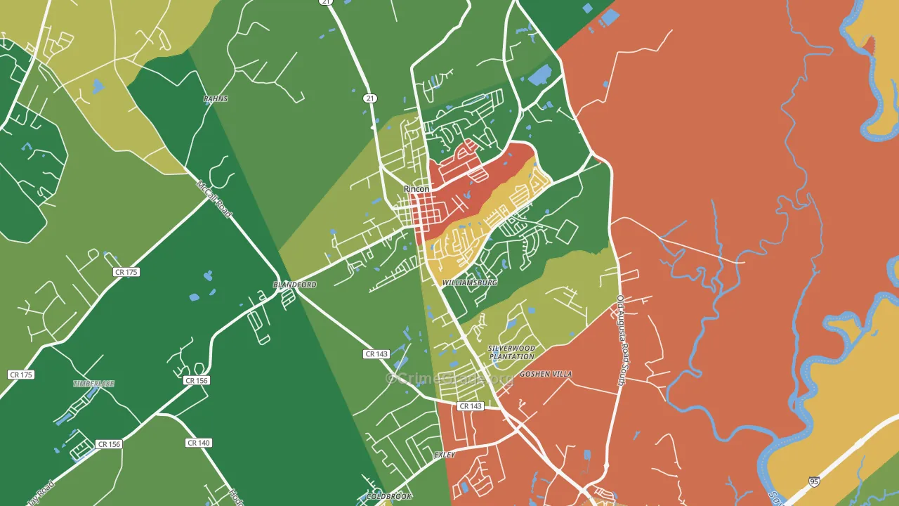 31326, GA Map of Theft Rates