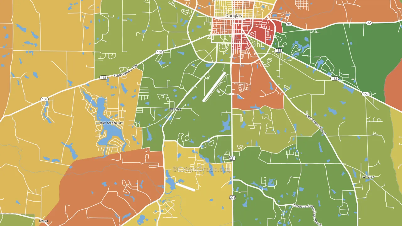 31535, GA Map of Theft Rates