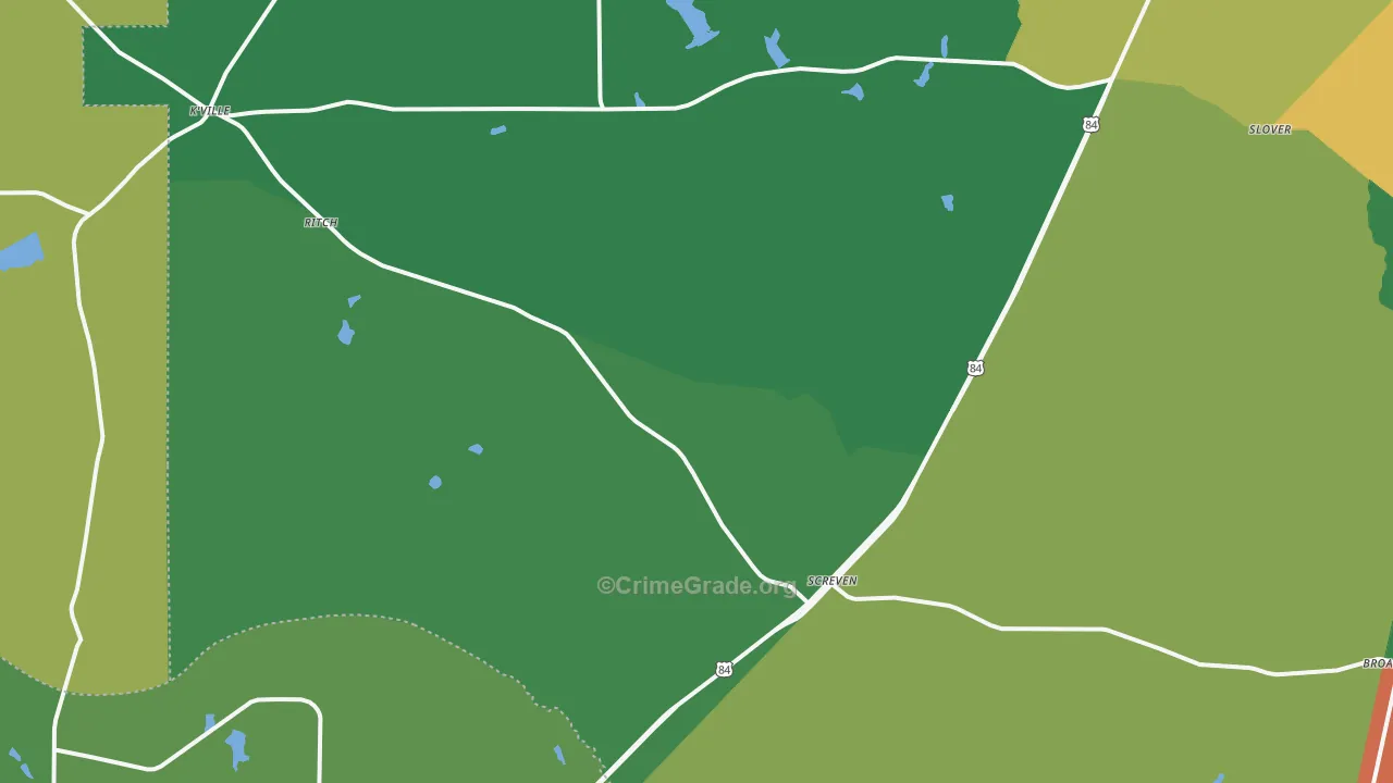 31560, GA Map of Theft Rates