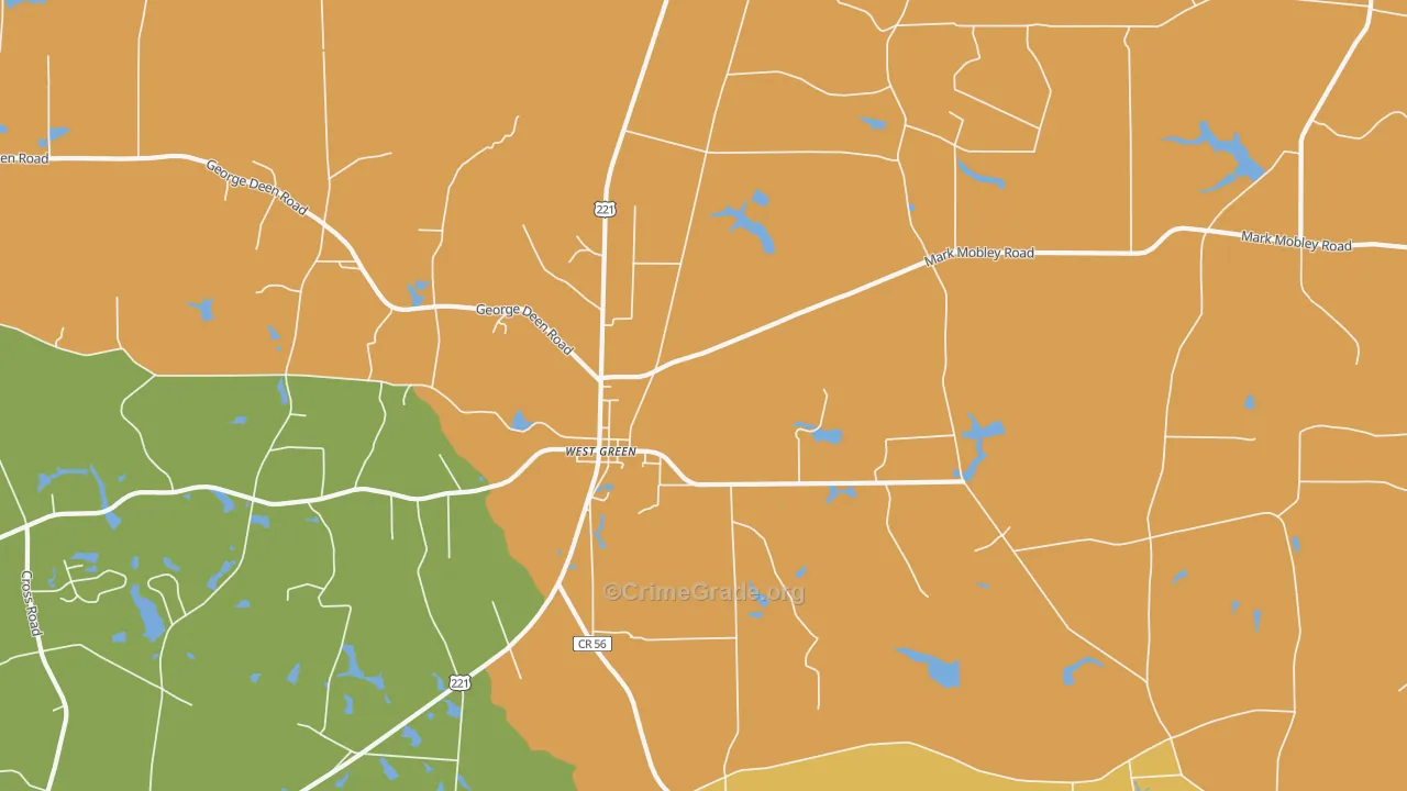 31567, GA Map of Theft Rates