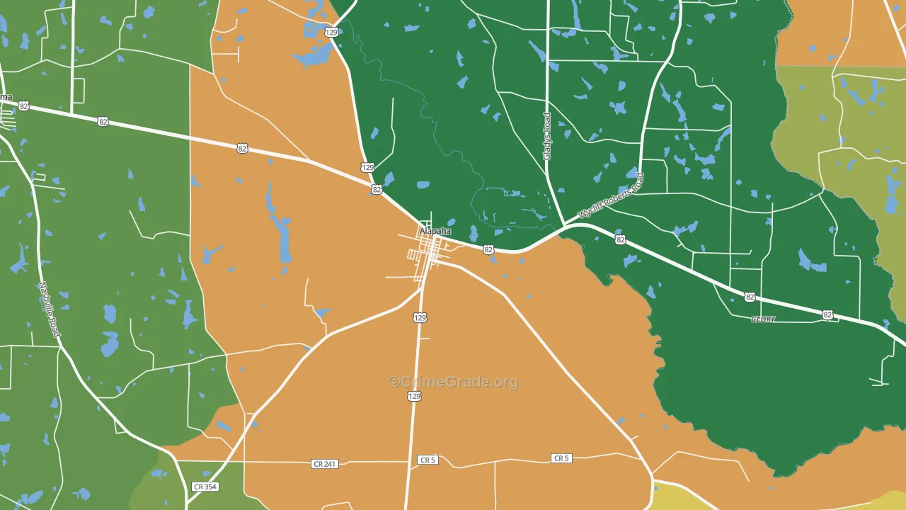 31622, GA Map of Theft Rates