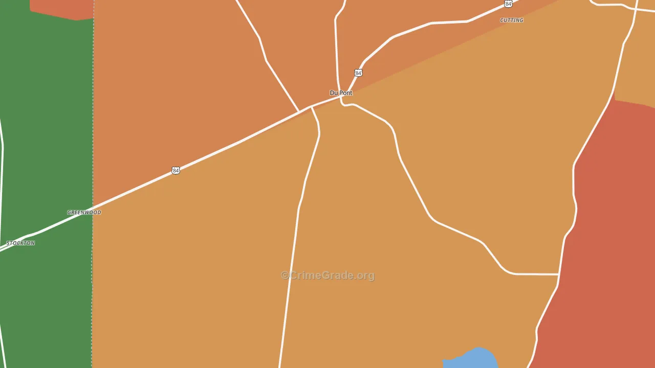 31630, GA Map of Theft Rates