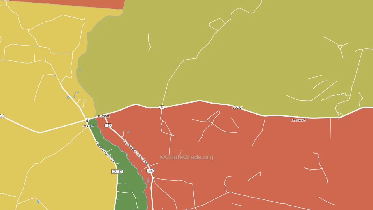 31646, GA Map of Theft Rates