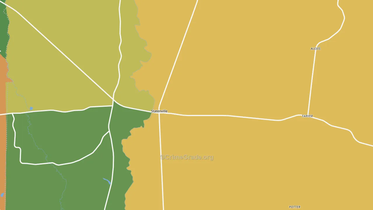 31648, GA Map of Theft Rates