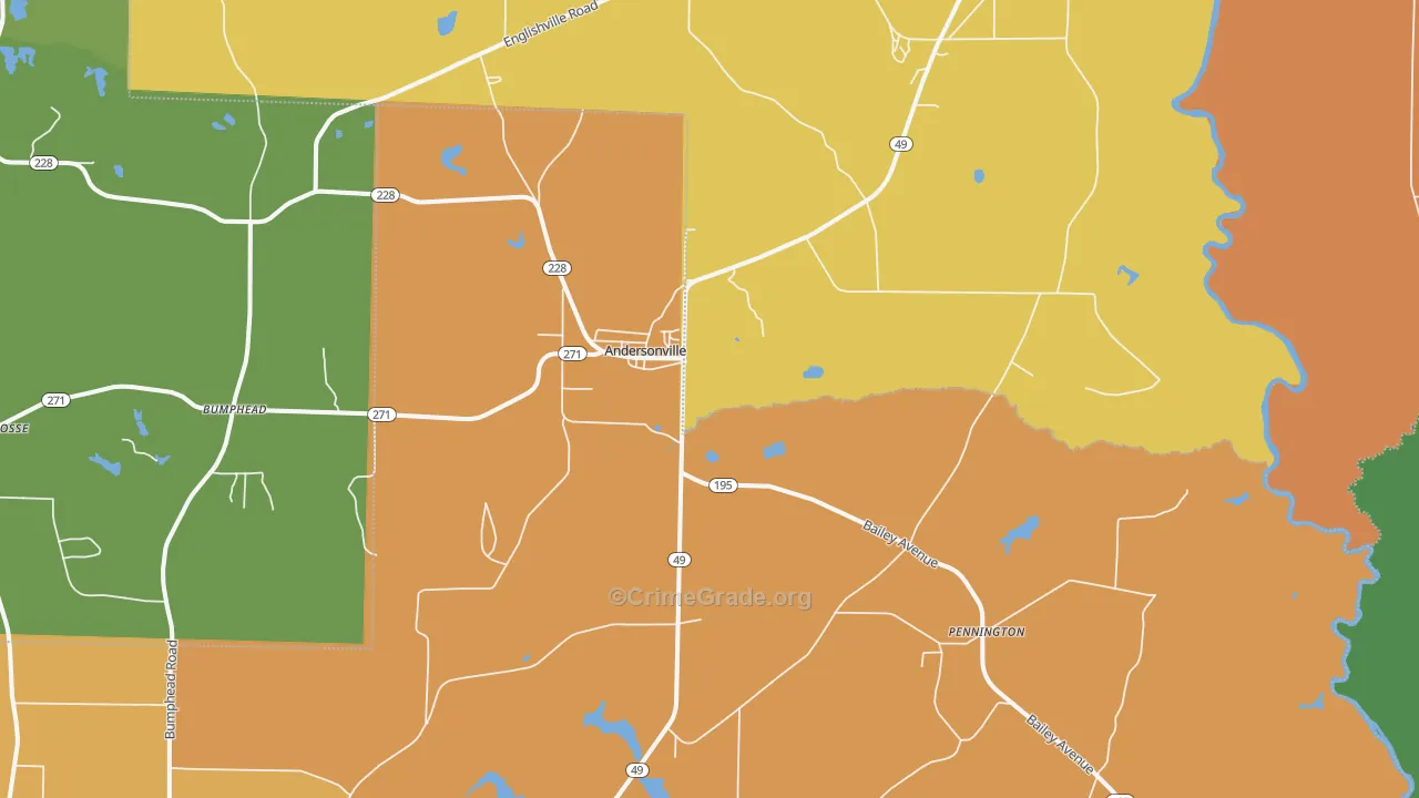 31711, GA Map of Theft Rates