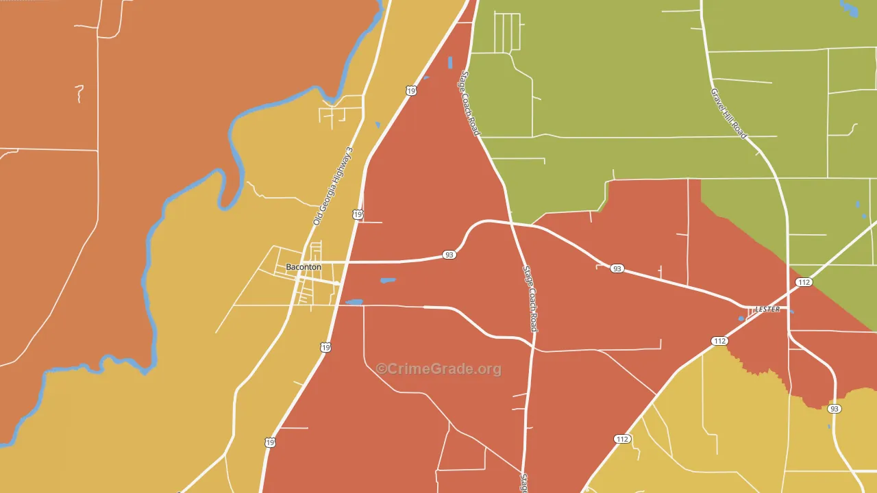 31716, GA Map of Theft Rates