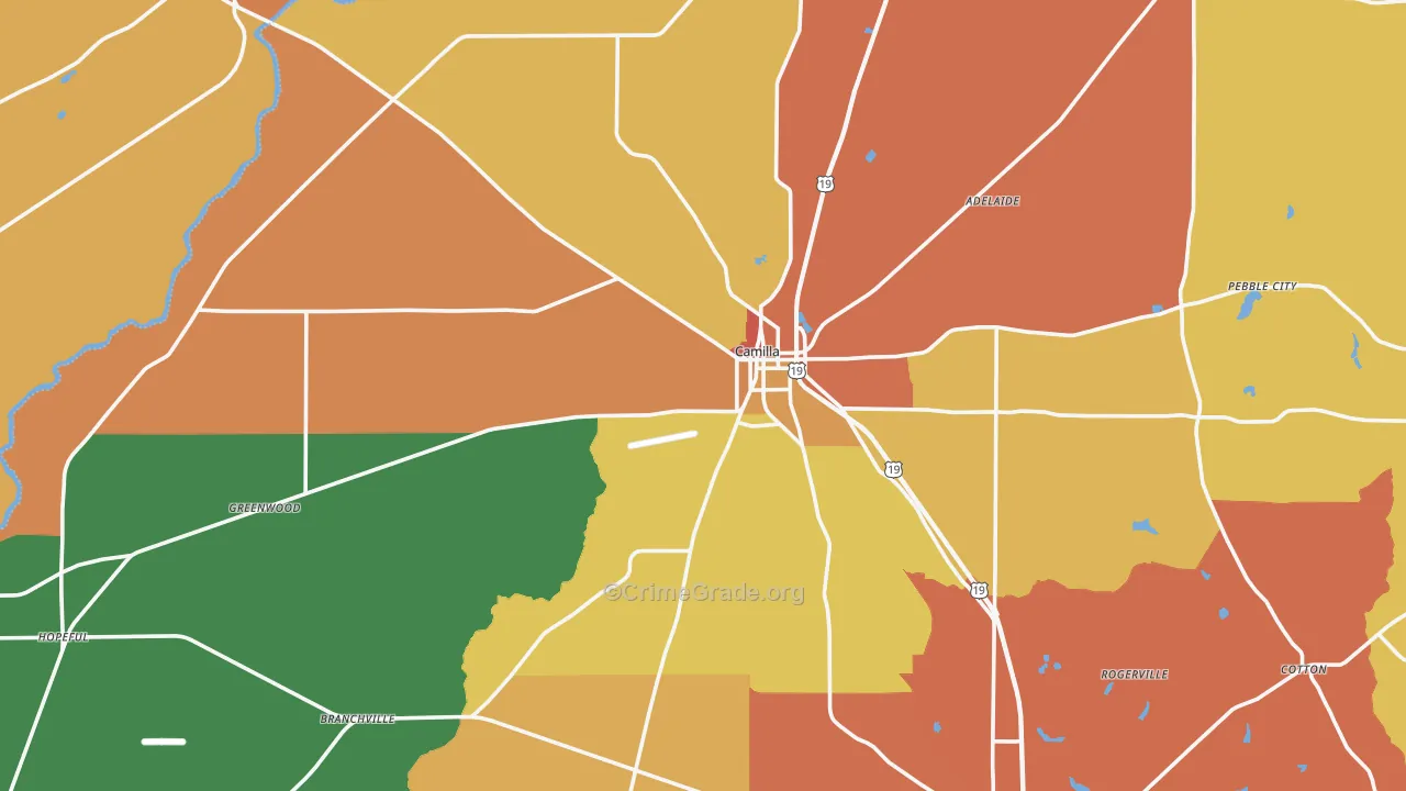 31730, GA Map of Theft Rates