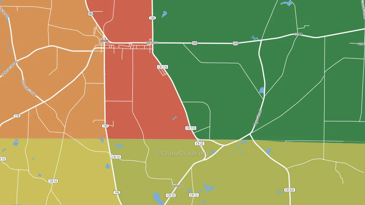31743, GA Map of Theft Rates