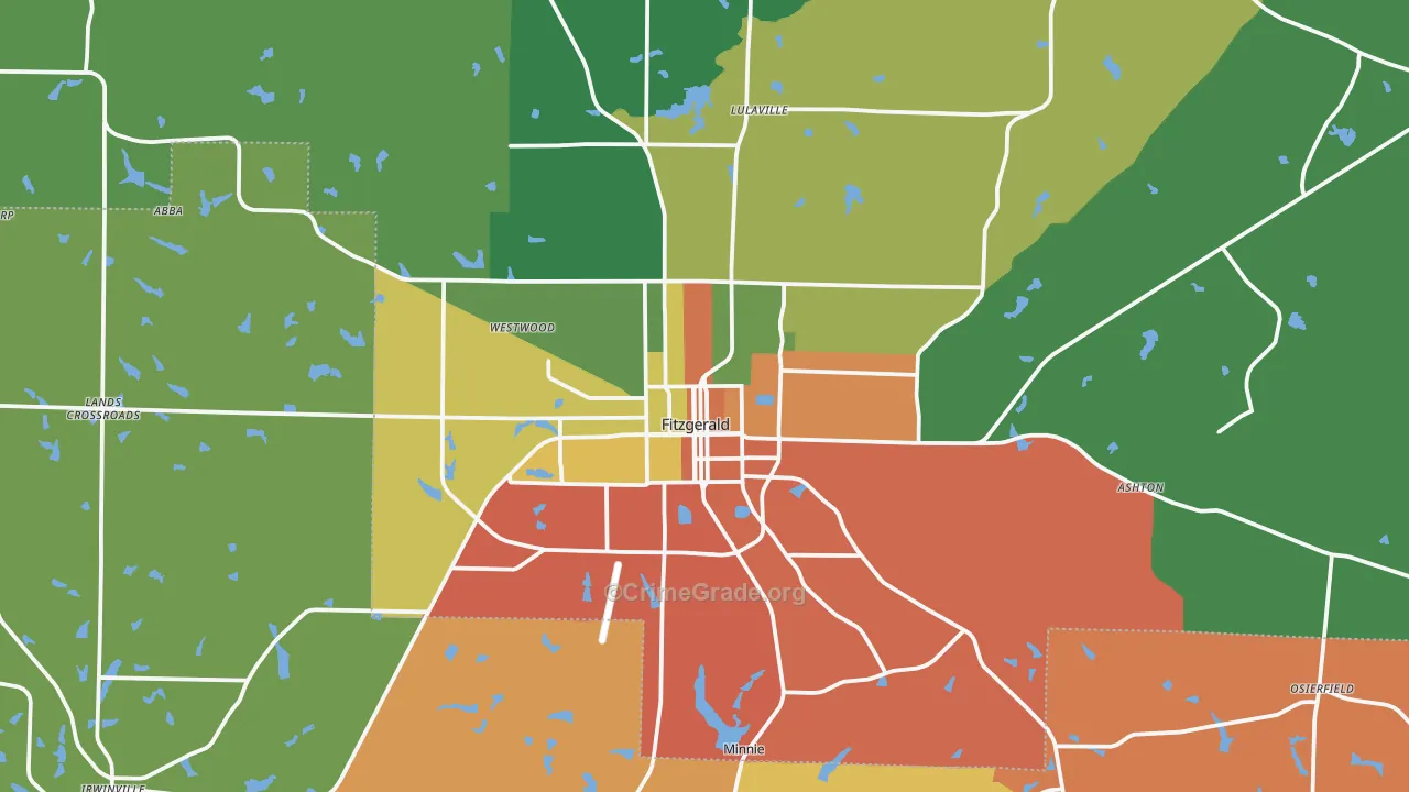 31750, GA Map of Theft Rates