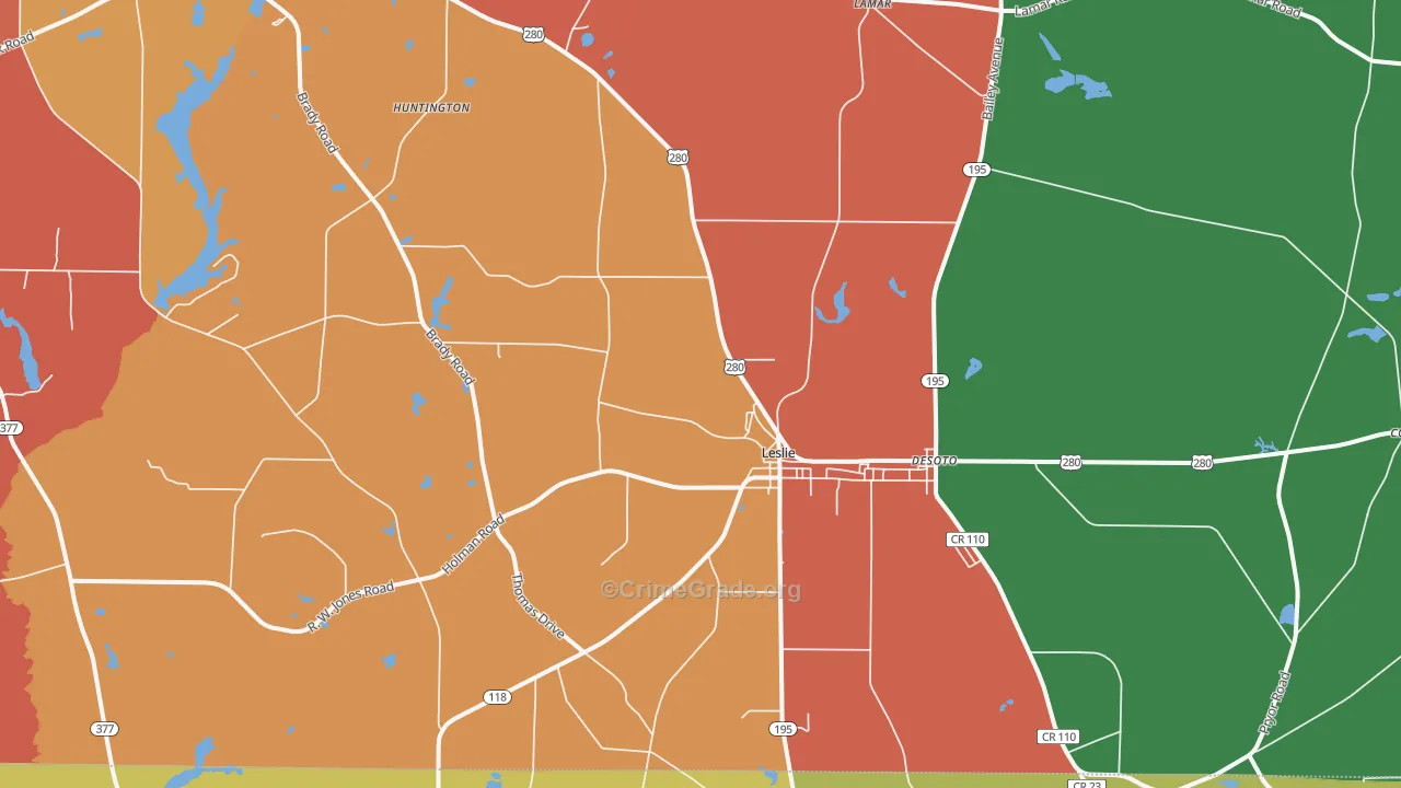 31764, GA Map of Theft Rates
