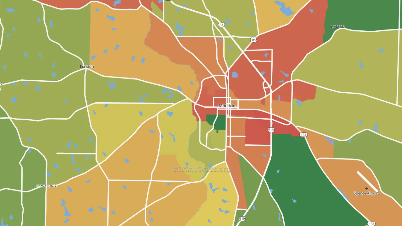 31768, GA Map of Theft Rates