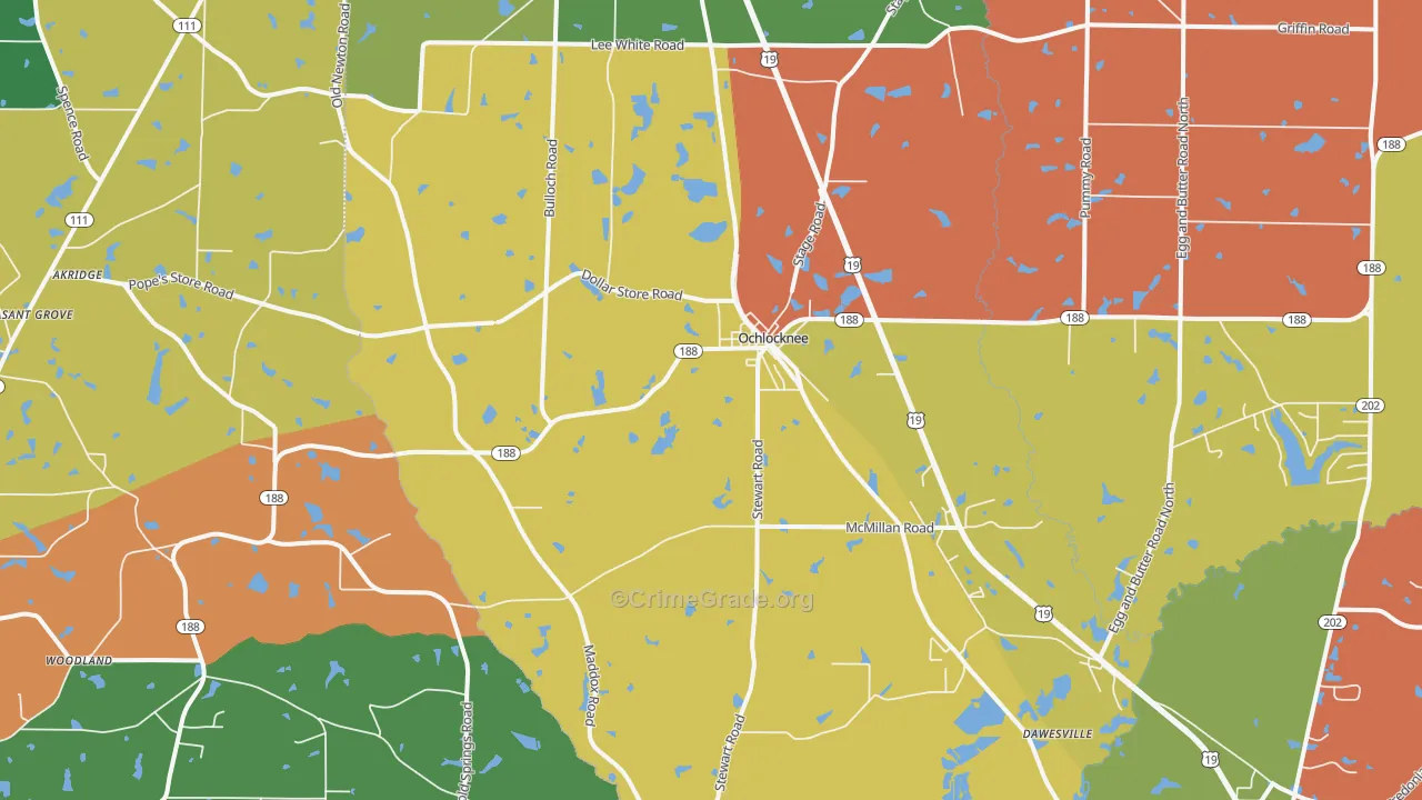 31773, GA Map of Theft Rates