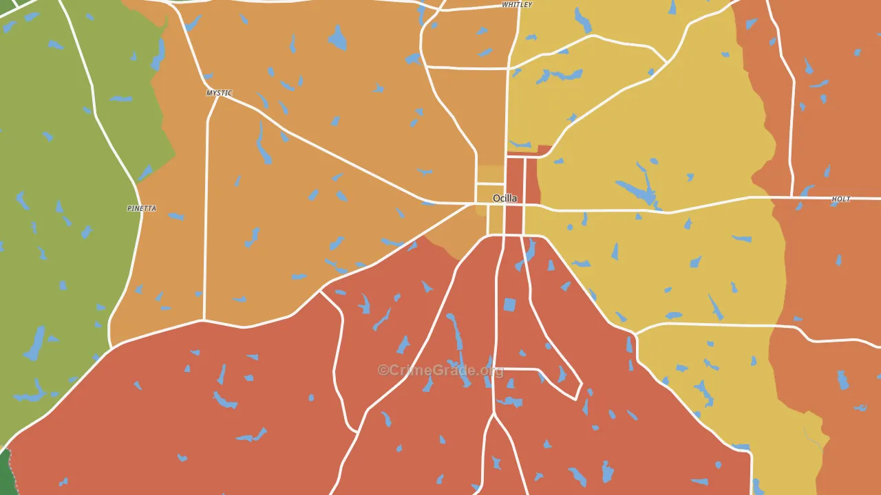 31774, GA Map of Theft Rates