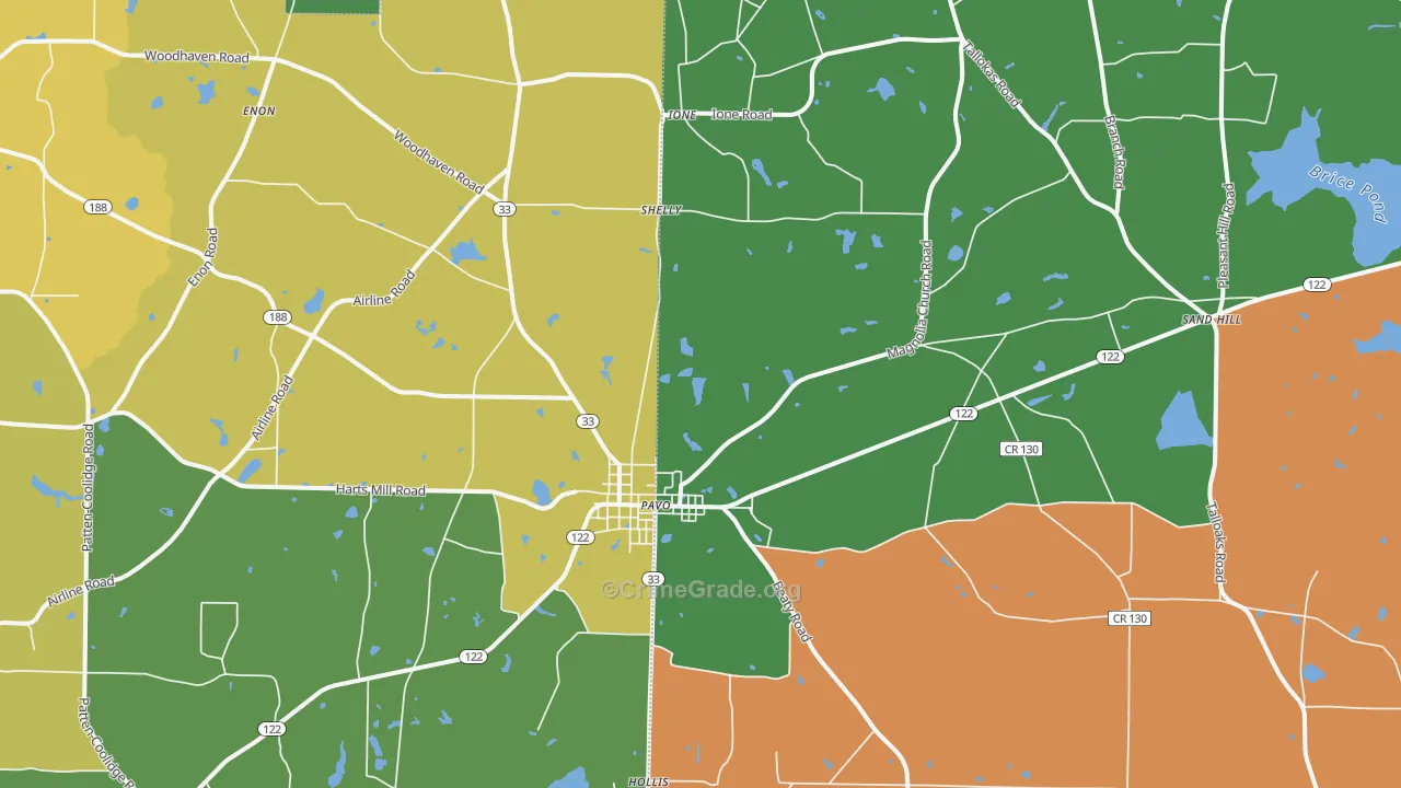 31778, GA Map of Theft Rates
