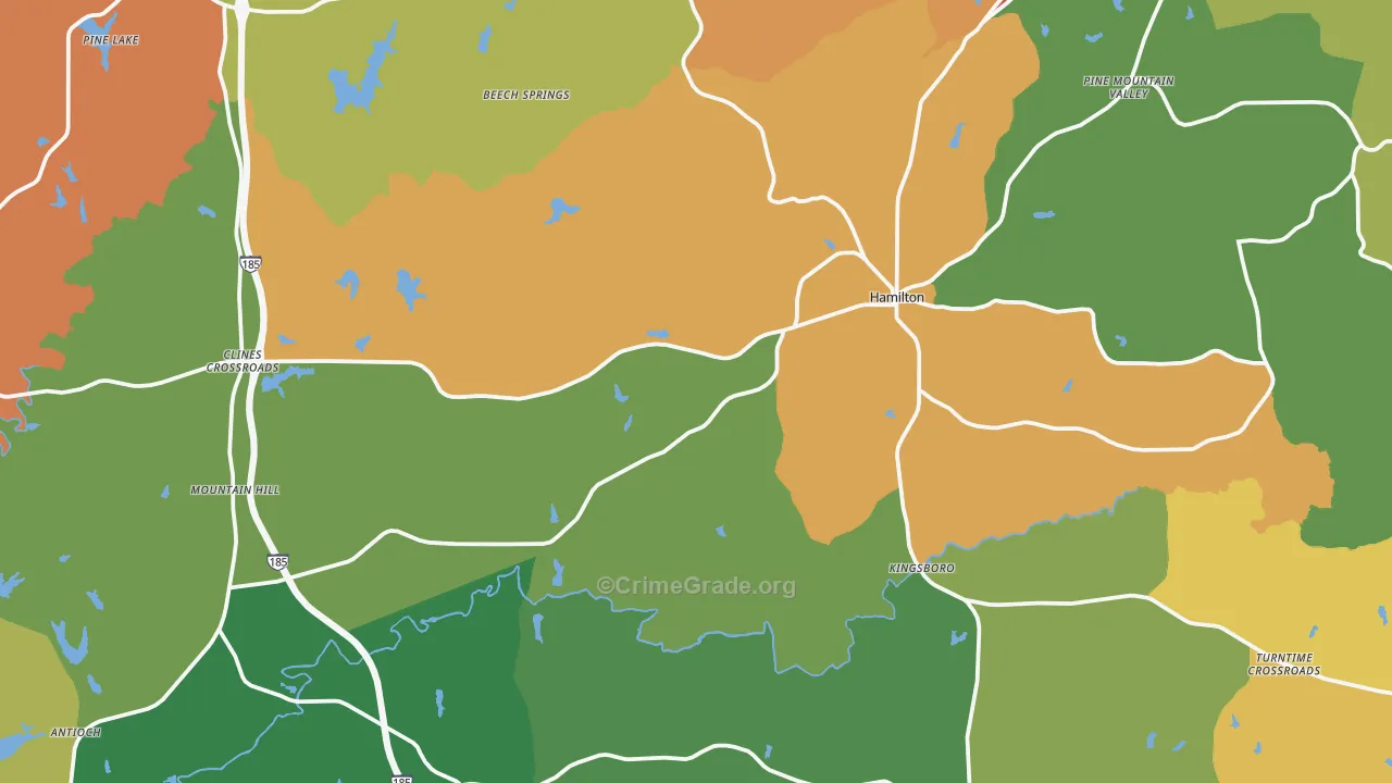 31811, GA Map of Theft Rates