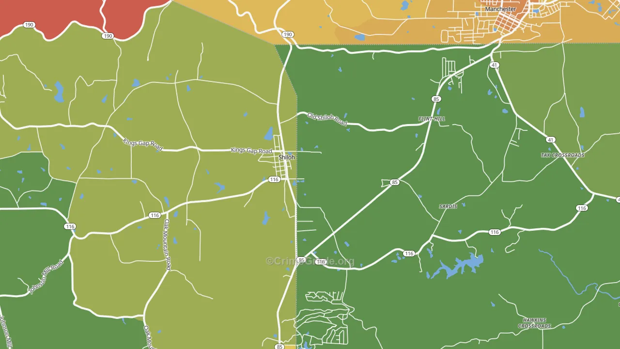 31826, GA Map of Theft Rates