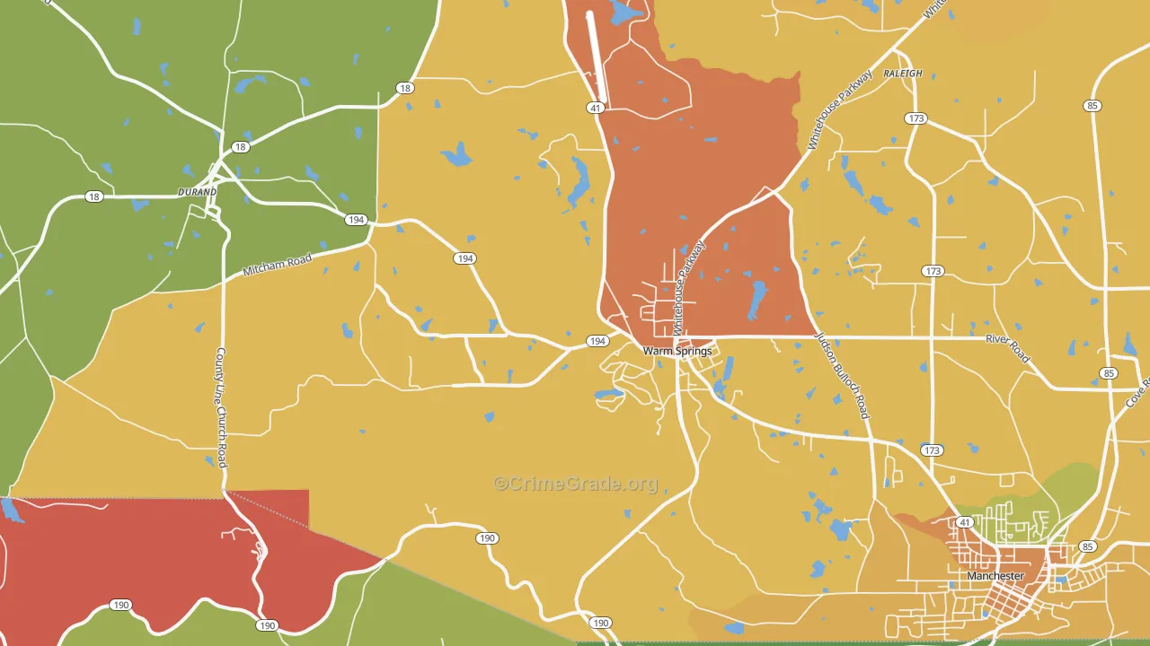 31830, GA Map of Theft Rates