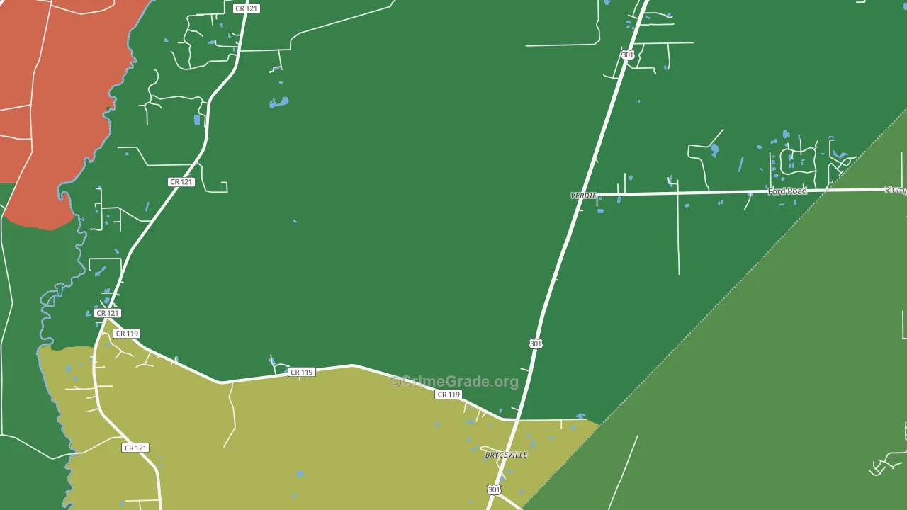 32009, FL Map of Theft Rates