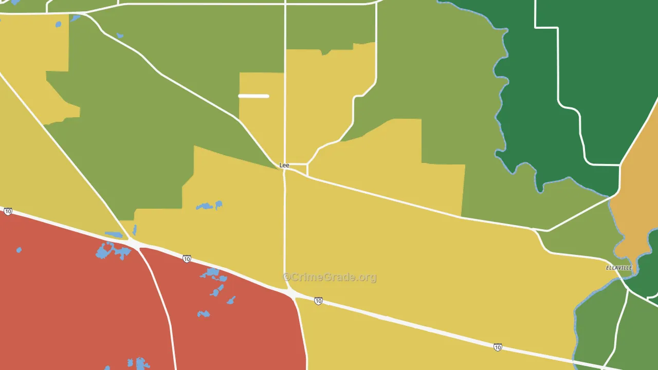 32059, FL Map of Theft Rates
