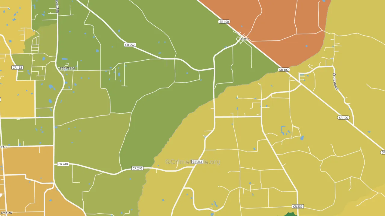 32061, FL Map of Theft Rates