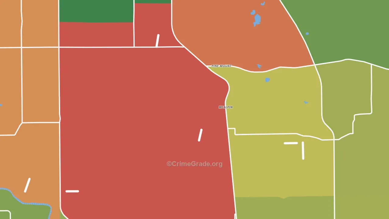 32062, FL Map of Theft Rates