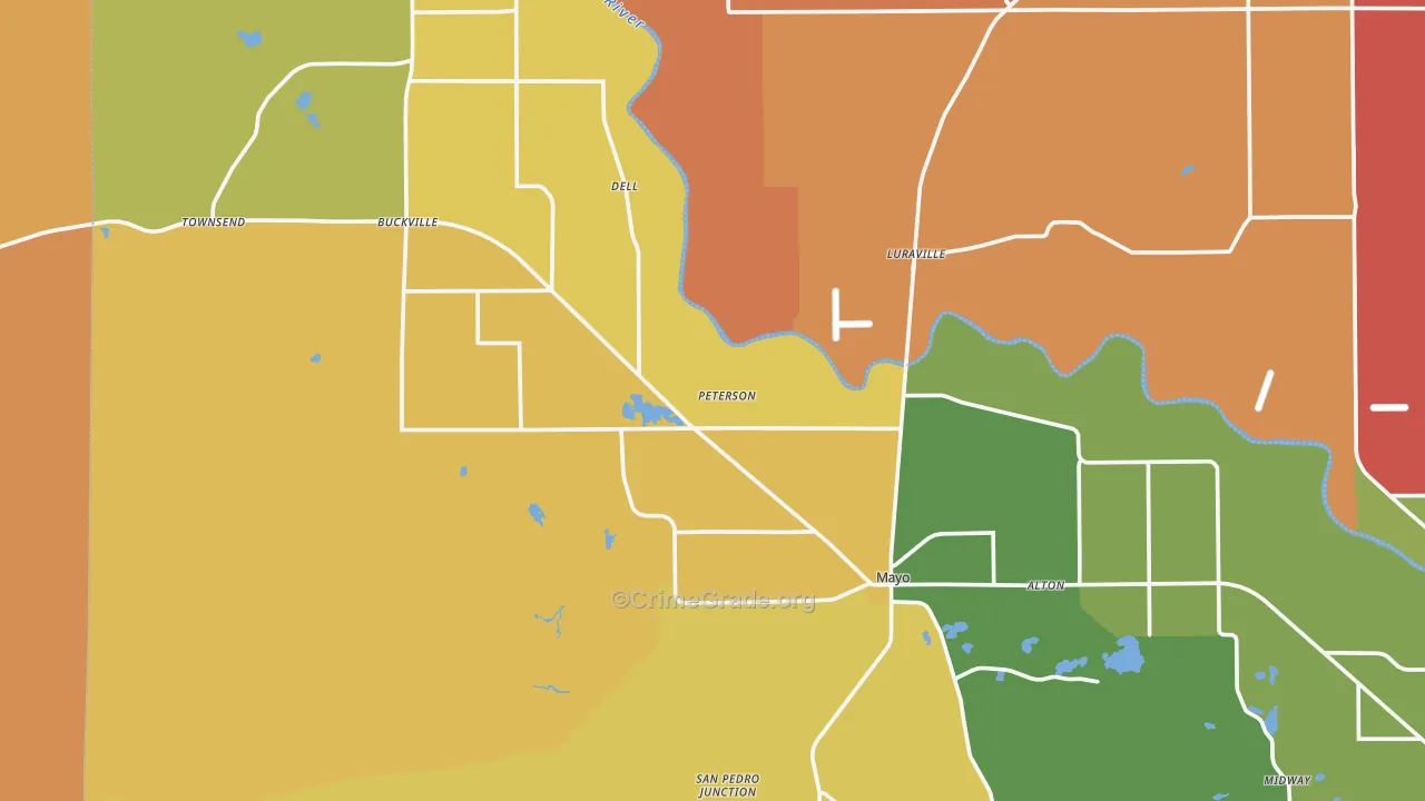 32066, FL Map of Theft Rates
