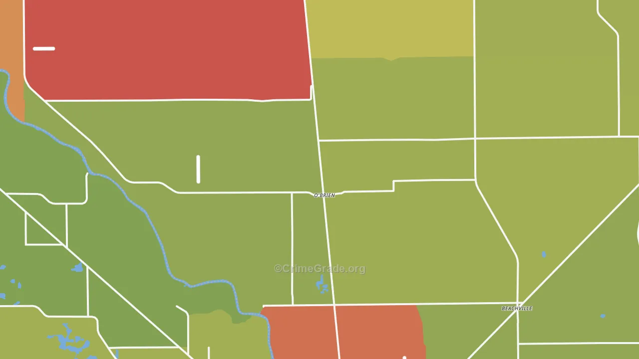 32071, FL Map of Theft Rates