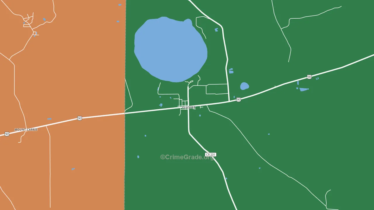 32072, FL Map of Theft Rates