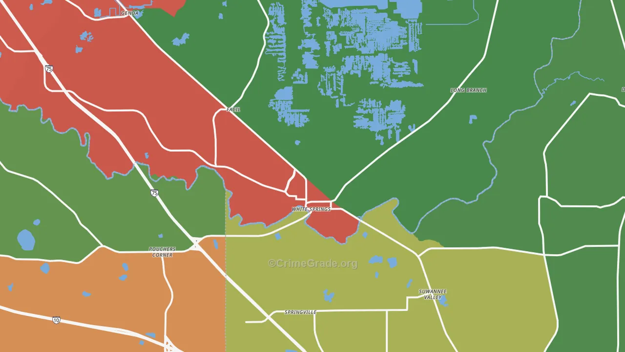 32096, FL Map of Theft Rates
