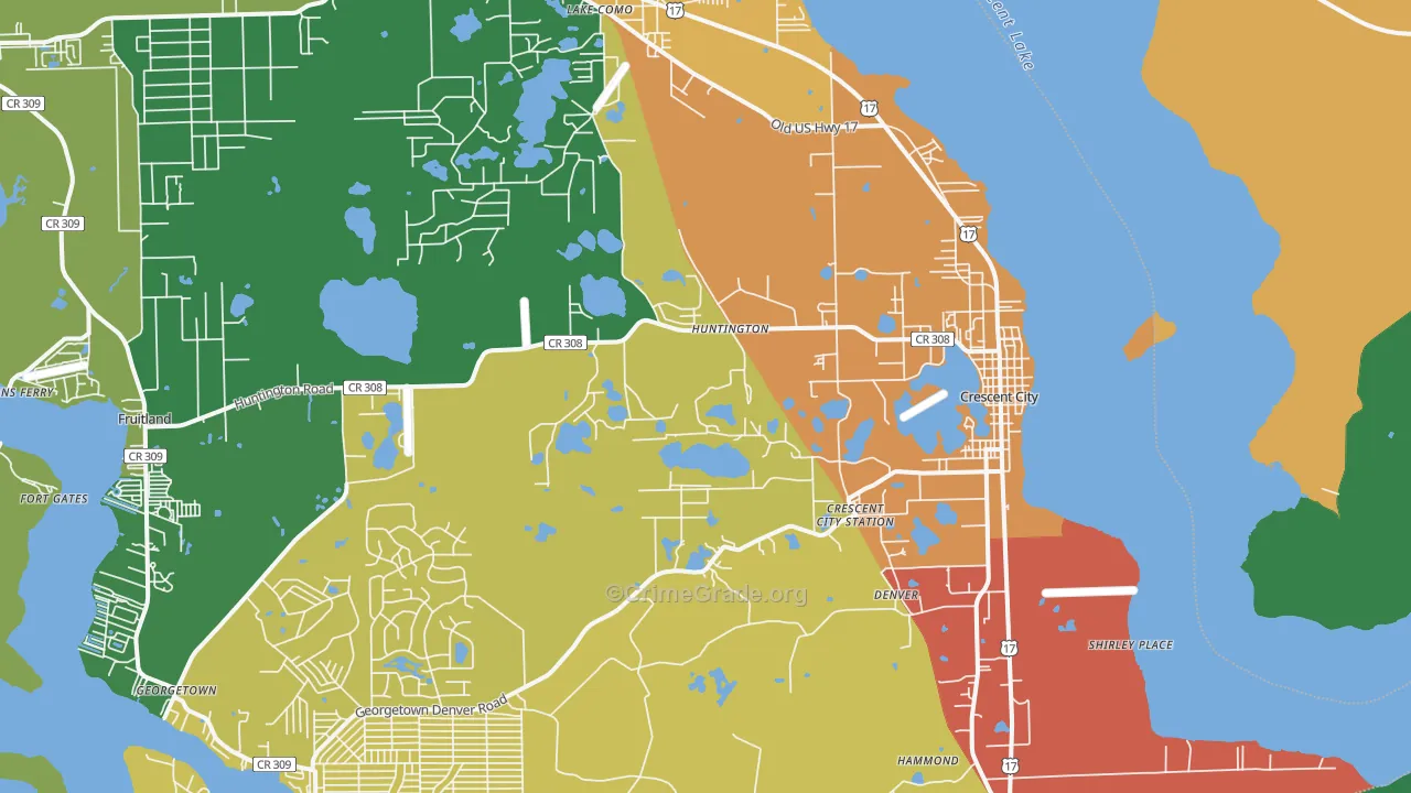 32112, FL Map of Theft Rates