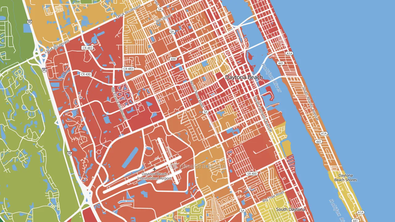 32114, FL Map of Theft Rates
