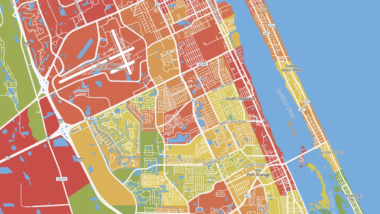 32119, FL Map of Theft Rates