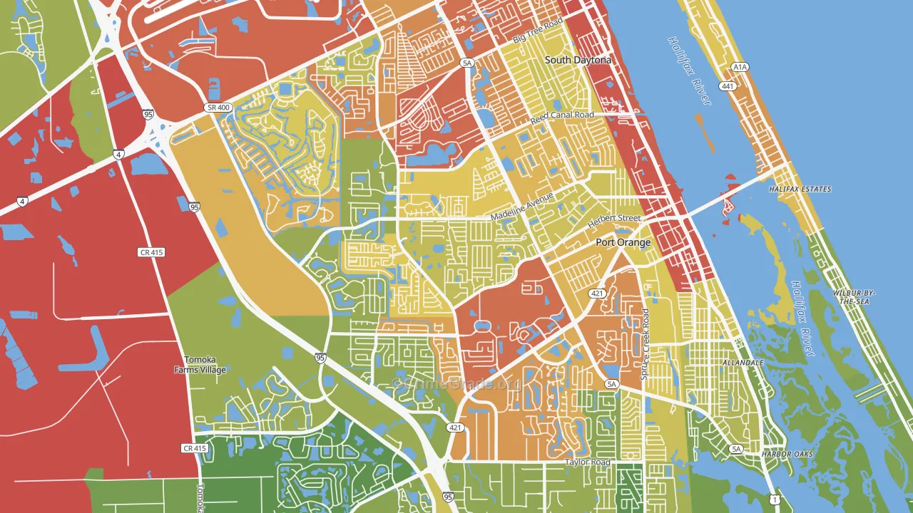 32129, FL Map of Theft Rates