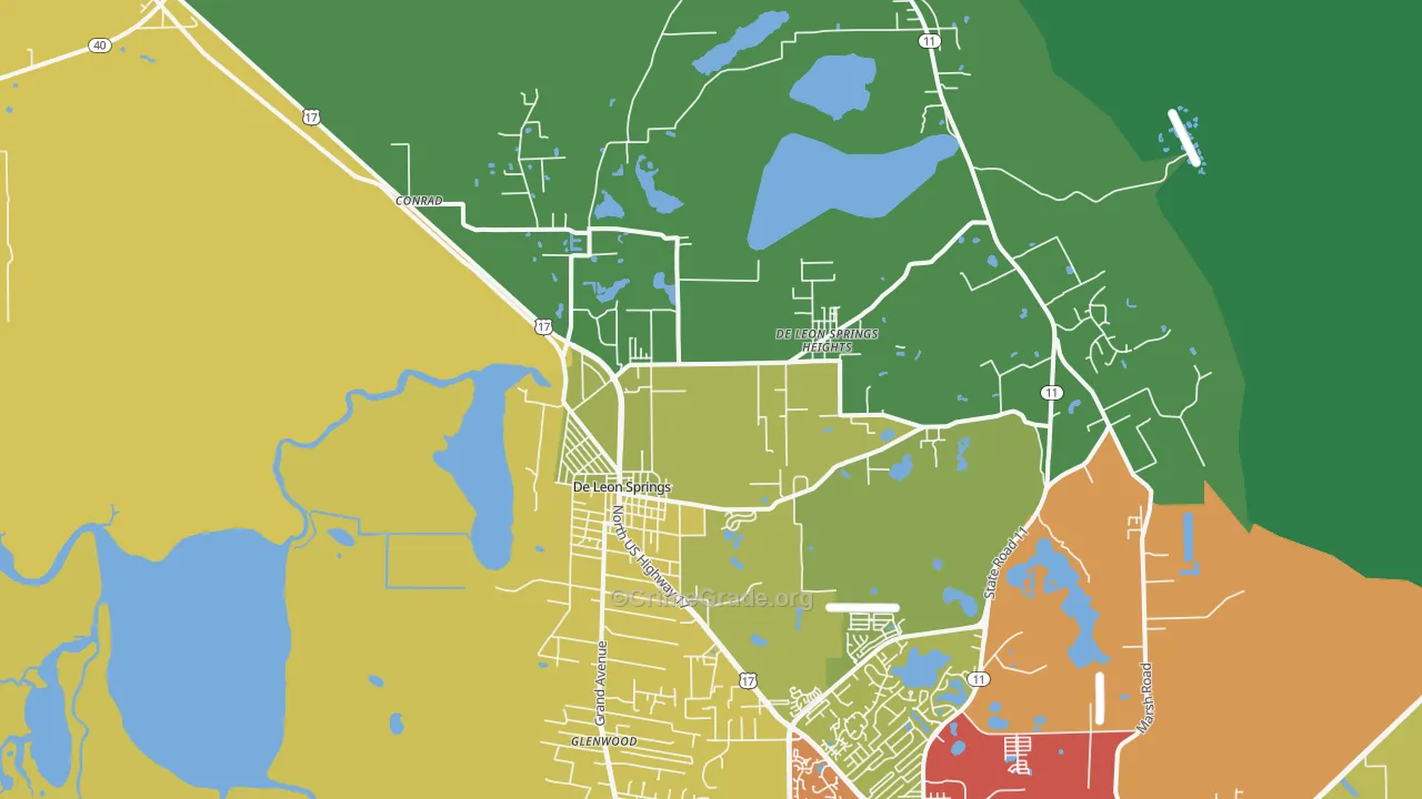 32130, FL Map of Theft Rates
