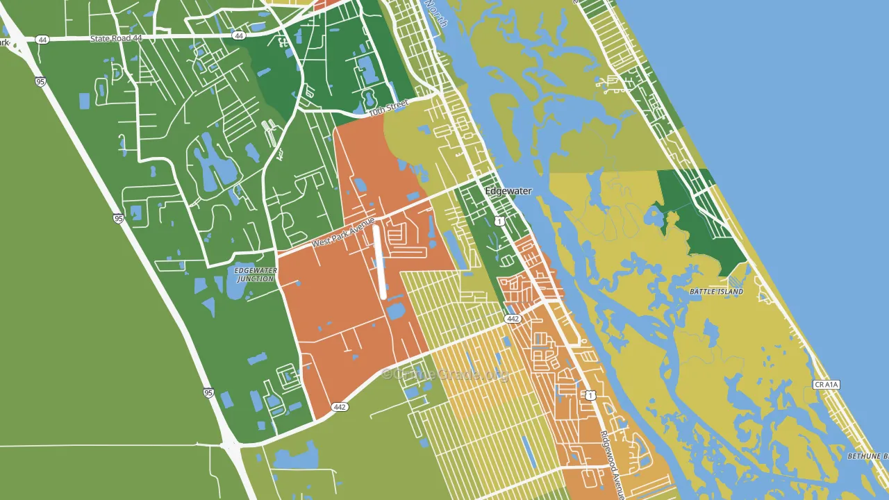 32132, FL Map of Theft Rates