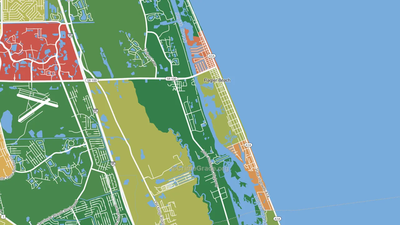 32136, FL Map of Theft Rates