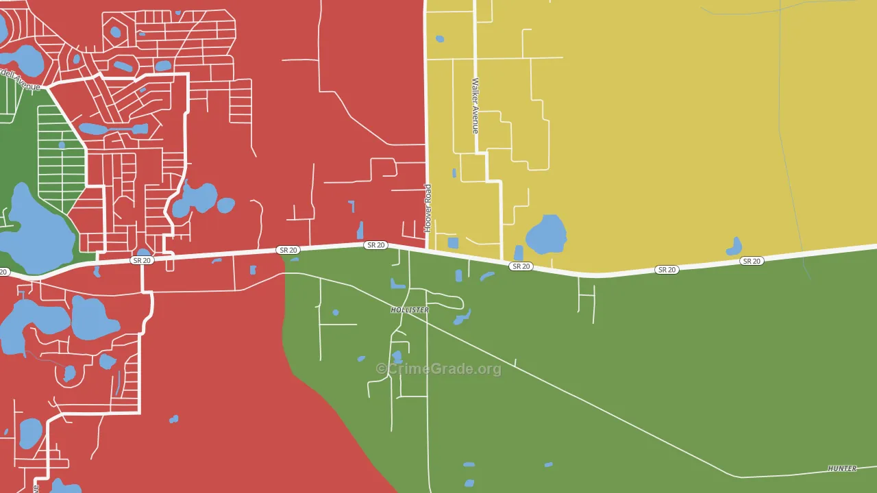 32147, FL Map of Theft Rates