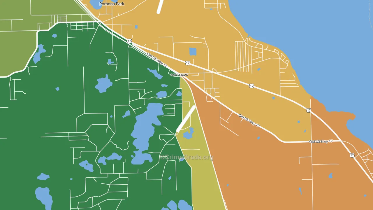 32157, FL Map of Theft Rates