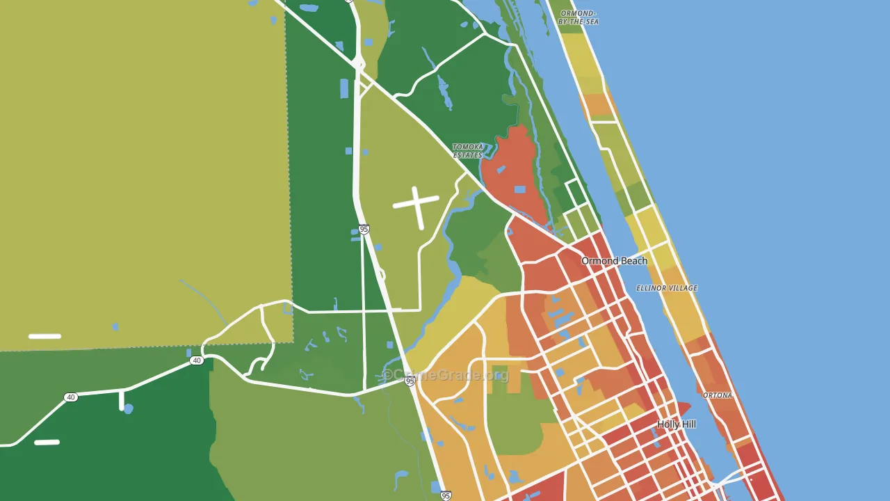 32174, FL Map of Theft Rates