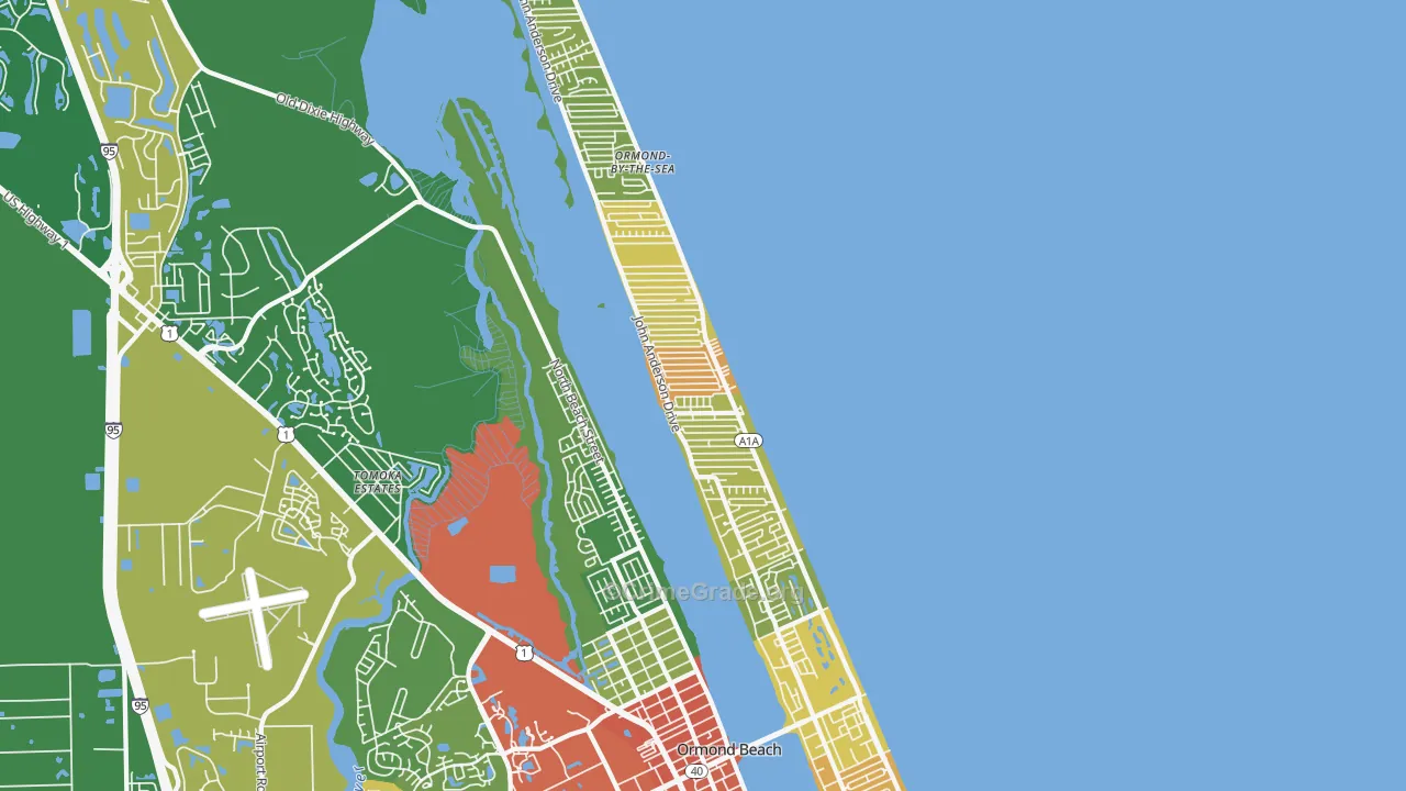 32176, FL Map of Theft Rates